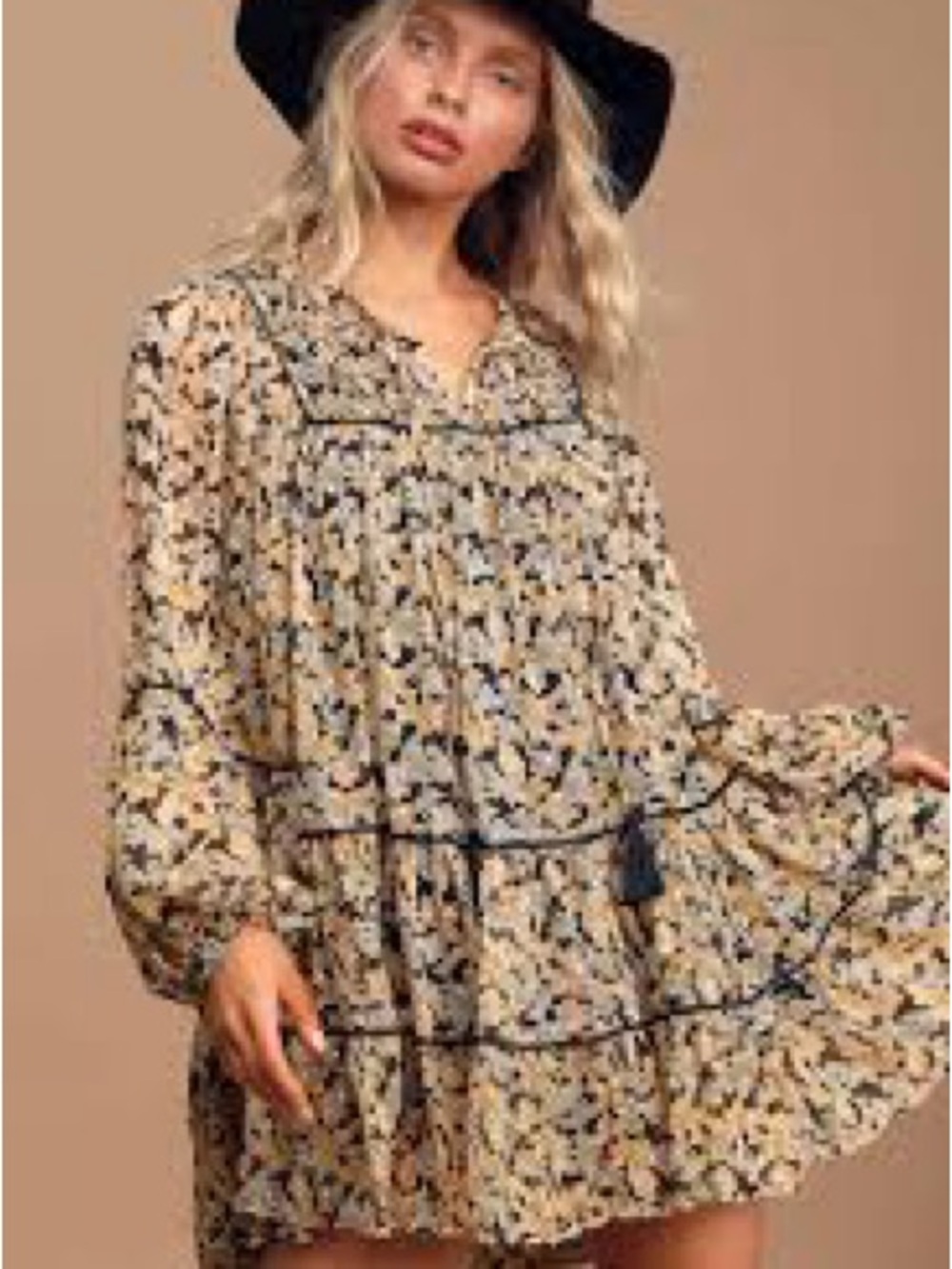 Free People “Swinging Dress” Size M
